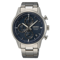 Armbanduhr Seiko Herr Sport in Titan SSB387P1